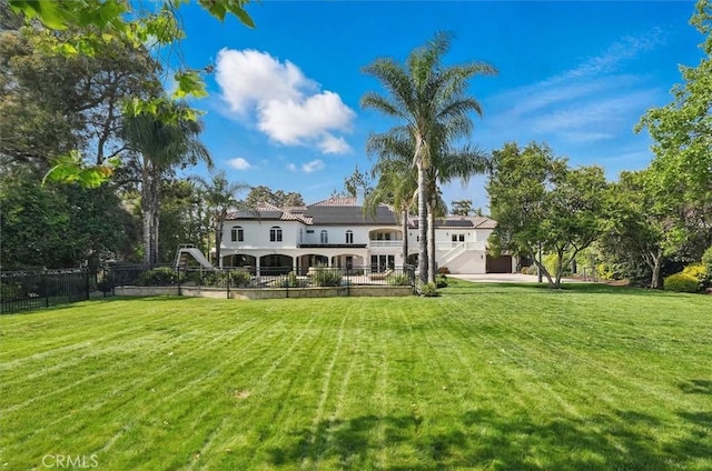 view of back of property