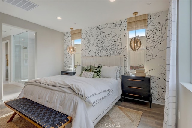 30973 Avenida Ramblas, Highland, CA 92346 - bedroom with recessed lighting, visible vents, and wood finished floors