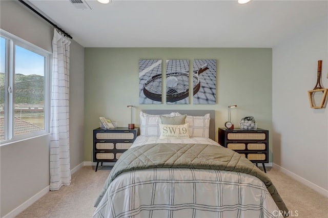 30973 Avenida Ramblas, Highland, CA 92346 - bedroom featuring baseboards, carpet, recessed lighting, and visible vents