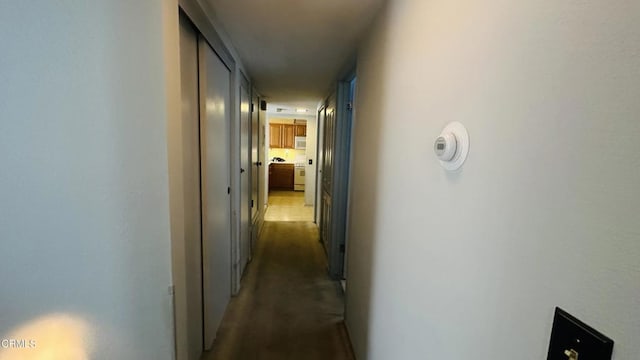 hall with carpet