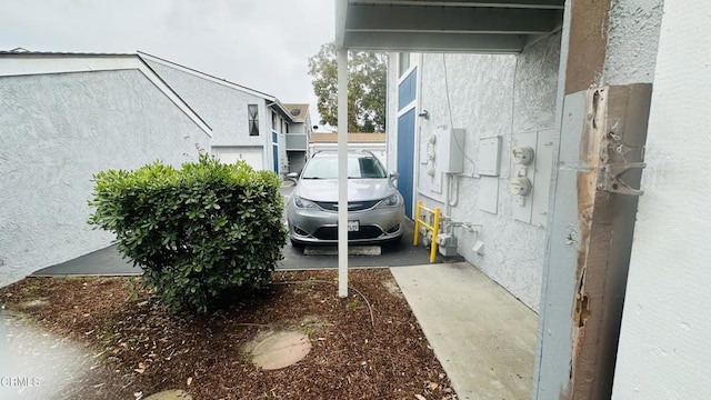 view of car parking