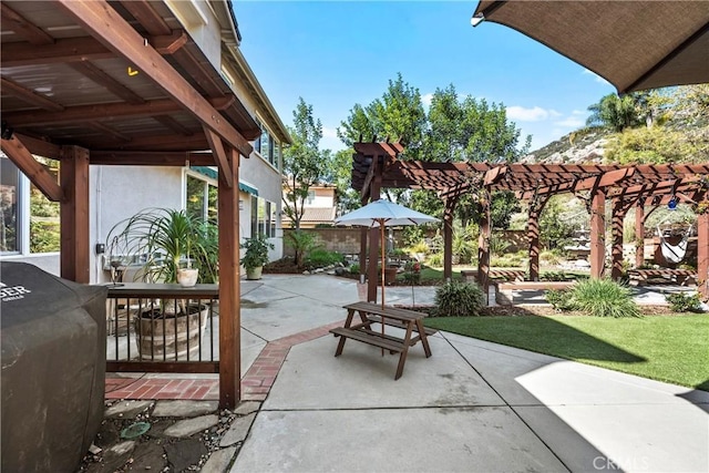 26544 Mahonia Way, Murrieta, CA 92562 - view of patio / terrace with a pergola