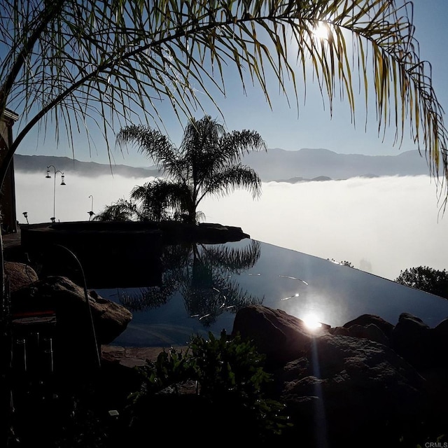 944 Rainbow Crest Rd, Fallbrook, CA 92028 - water view featuring a mountainous background