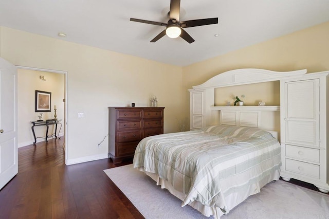 944 Rainbow Crest Rd, Fallbrook, CA 92028 - bedroom with wood finished floors and ceiling fan