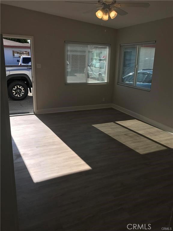 539 E 223rd St, Carson, CA 90745 - unfurnished room featuring ceiling fan and wood finished floors