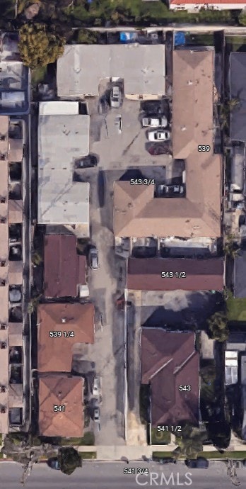 539 E 223rd St, Carson, CA 90745 - aerial map of property and surrounding area