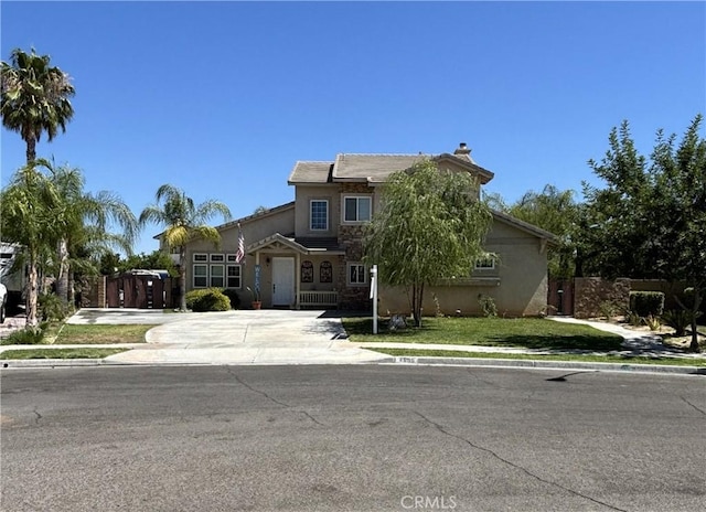 4605 Butterfield Way, Hemet, CA 92544 - view of front of property featuring concrete driveway and stucco siding