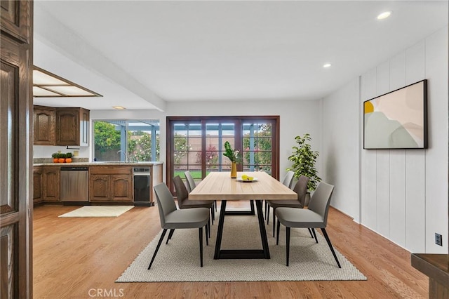 8913 La Dona Ct, Fountain Valley, CA 92708 - dining space with recessed lighting and light wood-style flooring