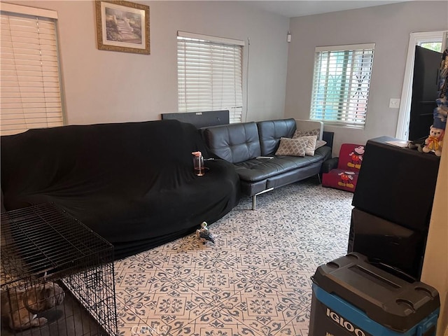 view of living area