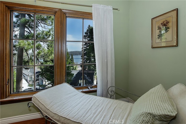 242 Holiday Dr, Lake Arrowhead, CA 92352 - bedroom with multiple windows