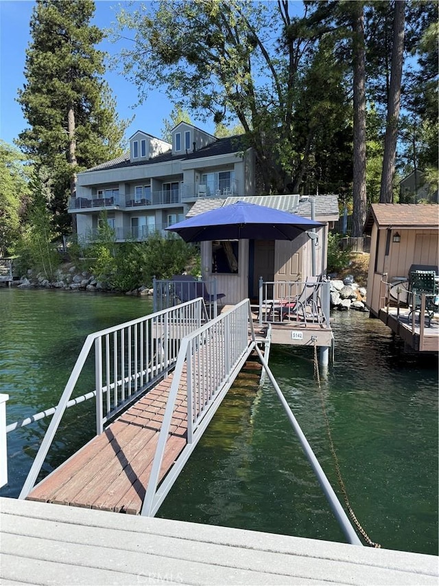 242 Holiday Dr, Lake Arrowhead, CA 92352 - dock with a water view