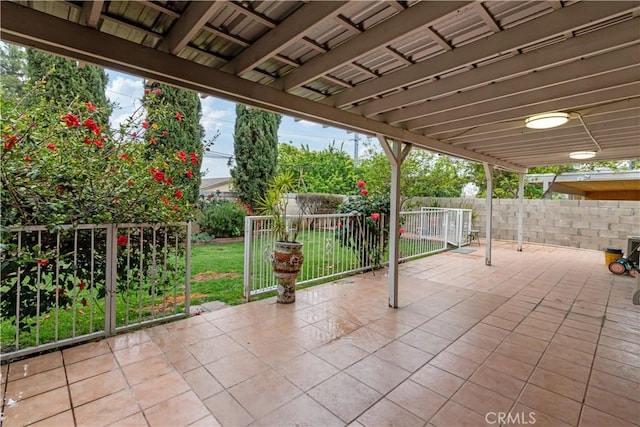 view of patio