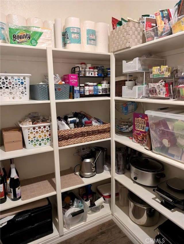 view of storage area