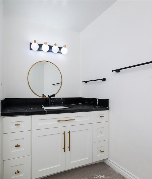12246 Nadine Cir, Garden Grove, CA 92840 - bathroom with baseboards and vanity