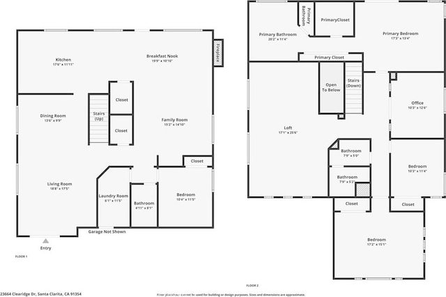 23664 Clearidge Dr, Valencia, CA 91354 - room layout