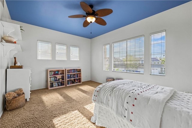 23664 Clearidge Dr, Valencia, CA 91354 - bedroom featuring carpet floors and a ceiling fan