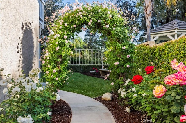 23664 Clearidge Dr, Valencia, CA 91354 - view of yard
