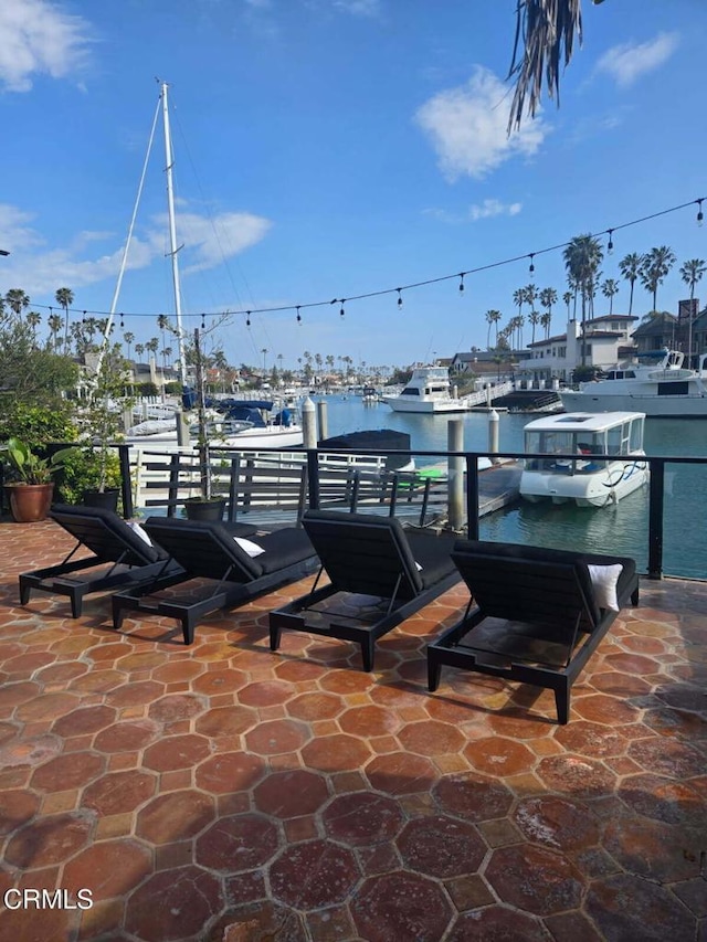 952 Peninsula St, Ventura, CA 93001 - view of patio / terrace with a water view