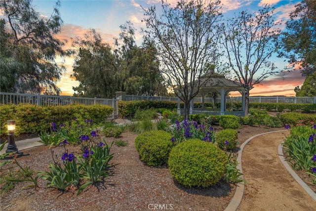 39312 Beringer Dr, Murrieta, CA 92563 - view of yard with a gazebo and fence