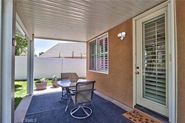 39312 Beringer Dr, Murrieta, CA 92563 - view of patio featuring fence and outdoor dining area