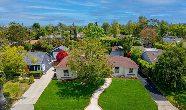 438 S Lamer St, Burbank, CA 91506 - aerial view of residential area featuring a tree filled landscape