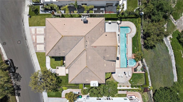 7 Rue Delacroix, Coto De Caza, CA 92679 - aerial view of a pool area
