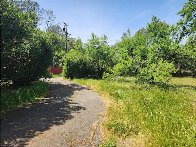 view of road