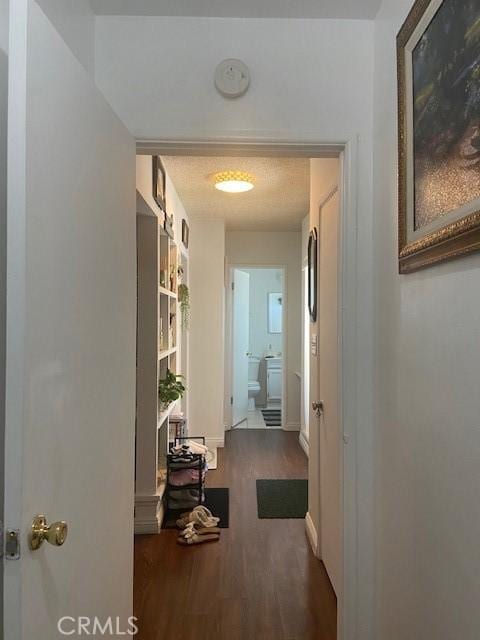 20243 Bassett St, Winnetka, CA 91306 - corridor with wood finished floors