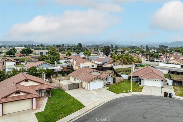 510 Monika Ct, Beaumont, CA 92223 - bird's eye view featuring a residential view and a mountain view