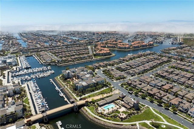 4027 W Hemlock St, Oxnard, CA 93035 - aerial overview of property's location featuring a nearby body of water and numerous boat docks