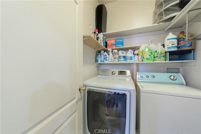 11175 Reagan St, Los Alamitos, CA 90720 - washroom with laundry area and washing machine and clothes dryer