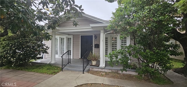 view of front of home