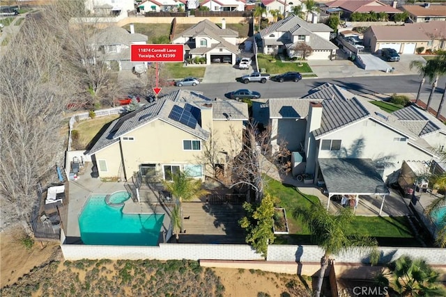 11874 Cornell Ln, Yucaipa, CA 92399 - aerial view with a residential view