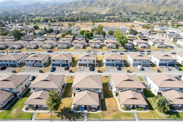 3501 20th St, Highland, CA 92346 - aerial view with a residential view and a mountain view