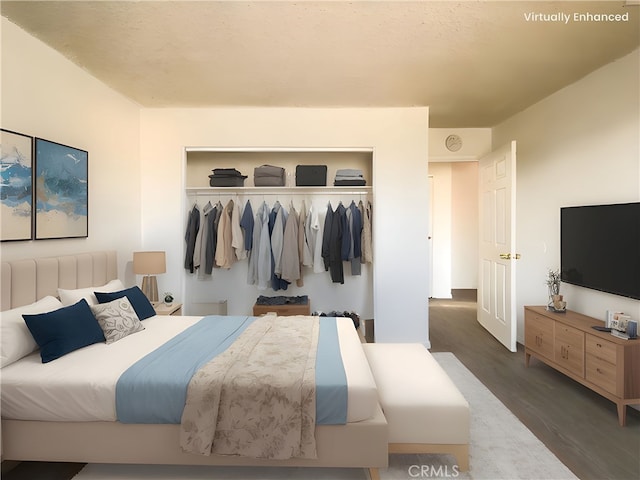 3501 20th St, Highland, CA 92346 - bedroom with a closet and wood finished floors