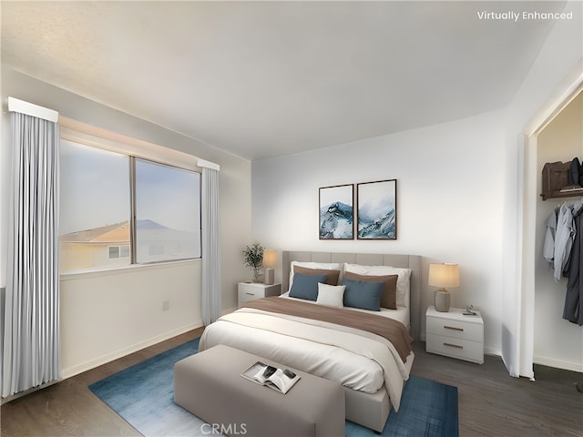 3501 20th St, Highland, CA 92346 - bedroom featuring baseboards and wood finished floors