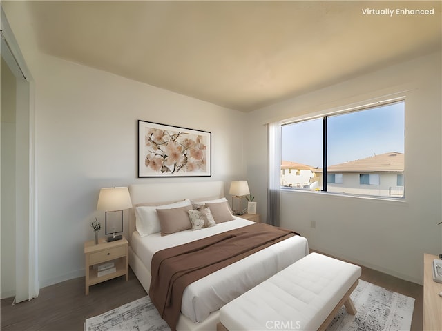 3501 20th St, Highland, CA 92346 - bedroom with baseboards and wood finished floors