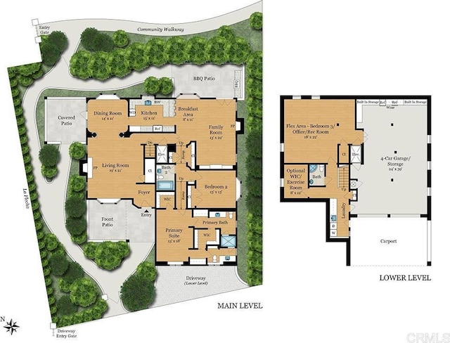 6019 La Flecha, Rancho Santa Fe, CA 92067 - floor plan