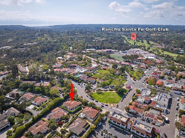 6019 La Flecha, Rancho Santa Fe, CA 92067 - aerial view with a residential view