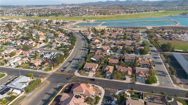 25624 Driftview Cir, Menifee, CA 92584 - aerial view of property's location with a water and mountain view and nearby suburban area