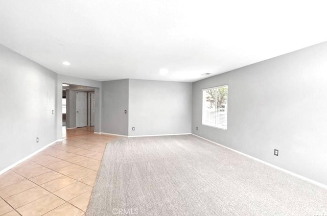 25624 Driftview Cir, Menifee, CA 92584 - unfurnished room with baseboards, light tile patterned floors, and recessed lighting