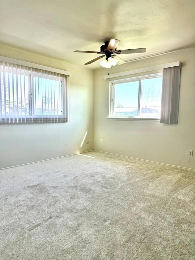 10442 Nate Way, Santee, CA 92071 - spare room with a ceiling fan and carpet floors