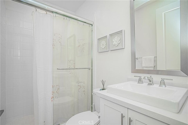 12931 Lotus St, Garden Grove, CA 92840 - full bath featuring a stall shower, vanity, and toilet