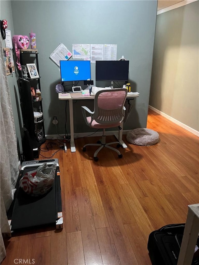 7650 El Vino Way, Buena Park, CA 90620 - home office with wood finished floors
