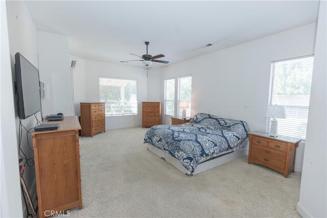 1490 N Dewitt Ave, Clovis, CA 93619 - bedroom featuring light colored carpet and a ceiling fan
