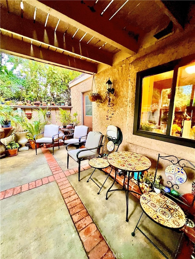 view of patio