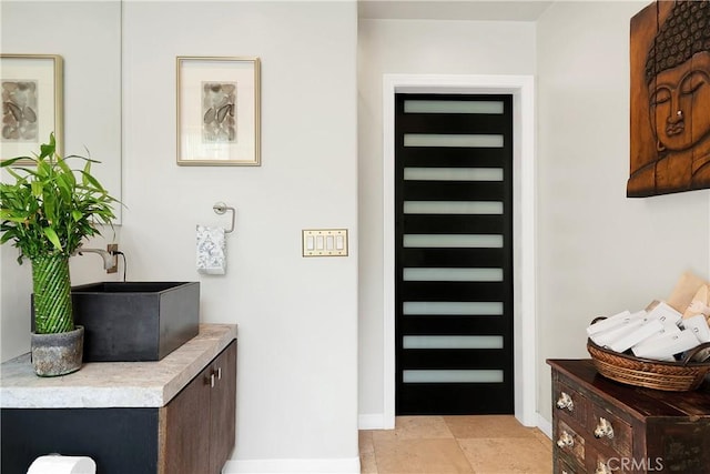 184 Halsbury Ct, Lake Sherwood, CA 91361 - interior space with a sink and baseboards