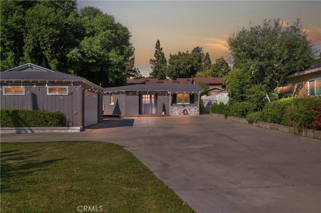 10541 Cliota St, Whittier, CA 90601 - single story home with driveway, an attached garage, and a yard
