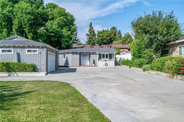 10541 Cliota St, Whittier, CA 90601 - single story home featuring concrete driveway and a front yard