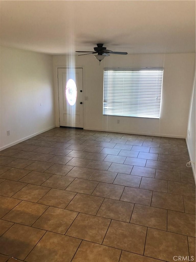 52415 Avenida Vallejo Ln, Quinta, CA 92253 - entrance foyer featuring ceiling fan and baseboards